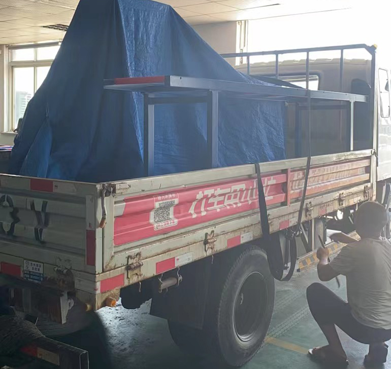 【紹興】SDY-Q450切鋁機設備已抵達客戶現場，順利交貨！